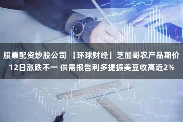 股票配资炒股公司 【环球财经】芝加哥农产品期价12日涨跌不一 供需报告利多提振美豆收高近2%